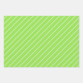 Green, Black & White Geschenkpapier Set (Vorderseite 3)