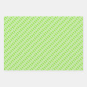 Green, Black & White Geschenkpapier Set (Vorderseite 2)