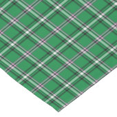 Green Black White Plaid Classic Table Runner Kurzer Tischläufer (Ecke)