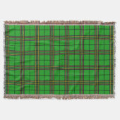 Green Black Yellow Tartan Decke (Vorderseite)