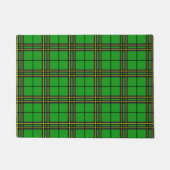 Green Black Yellow Tartan Fußmatte (Vorderseite)