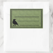 Green Blank Raven Stickers (Tasche)