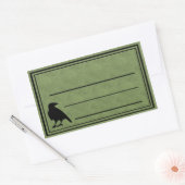 Green Blank Raven Stickers (Umschlag)