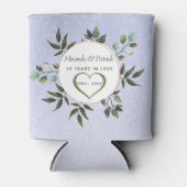 Green Blätter Kreath Dosenkühler (Vorderseite)