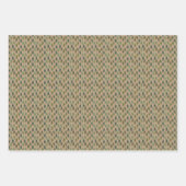 Green Blätter Muster Wrapping Paper Set (Vorderseite 2)