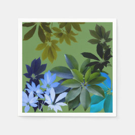 Green Blätter Standard Cocktail Napkin Serviette