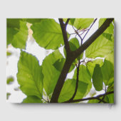Green Blätter Wedding Guest Book Gästebuch (Rückseite)