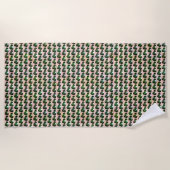 Green Block Art Lawls Muster, Strandtuch (Vorderseite)