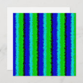 Green Blue abstrakt 3D Regenbogenmuster (Vorne/Hinten)