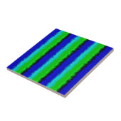 Green Blue abstrakt 3D Regenbogenmuster Fliese (Seite)