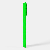 Green Blue abstrakt 3D Regenbogenmuster iPhone Hülle (Rechte Seite)