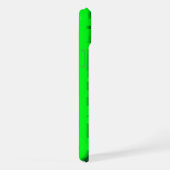 Green Blue abstrakt 3D Regenbogenmuster iPhone Hülle (Rechte Seite)
