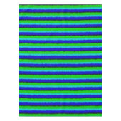Green Blue abstrakt 3D Regenbogenmuster Tischdecke (Vorderseite)