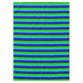 Green Blue abstrakt 3D Regenbogenmuster Tischdecke (Vorderseite)