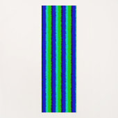 Green Blue abstrakt 3D Regenbogenmuster Yogamatte (Vorderseite)