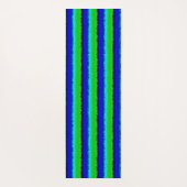 Green Blue abstrakt 3D Regenbogenmuster Yogamatte (Rückseite)