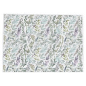 Green Blue Botanical Watercolor Große Geschenktüte (Rückseite)