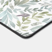 Green Blue Botanical Watercolor Schreibtischunterlage