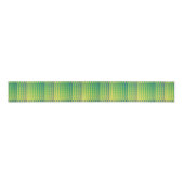 Green Blue Checker Abstract Pattern Ripsband (Vorderseite)
