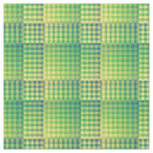 Green Blue Checker Abstract Pattern Stoff (Nahaufnahme)