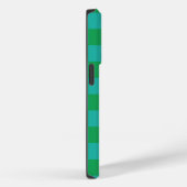 Green Blue Checkered Gingham Pattern Case-Mate iPhone Hülle (Rückseite / Rechts)
