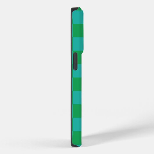 Green Blue Checkered Gingham Pattern Case-Mate iPhone Hülle (Rückseite / Rechts)