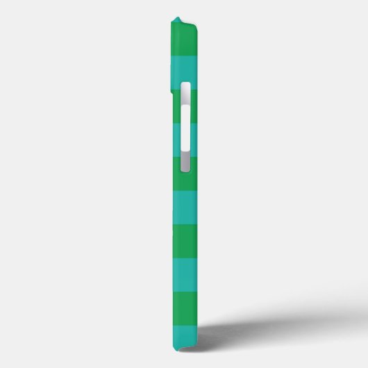 Green Blue Checkered Gingham Pattern Case-Mate iPhone Hülle (Rückseite / Links)