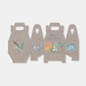 Green Blue Dinosaur Adventure Boy Baby Dusche Geschenkschachtel (Ungefaltet)