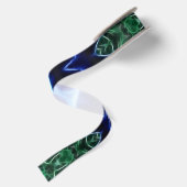 Green Blue Fantasy Satinband (Rückseite)