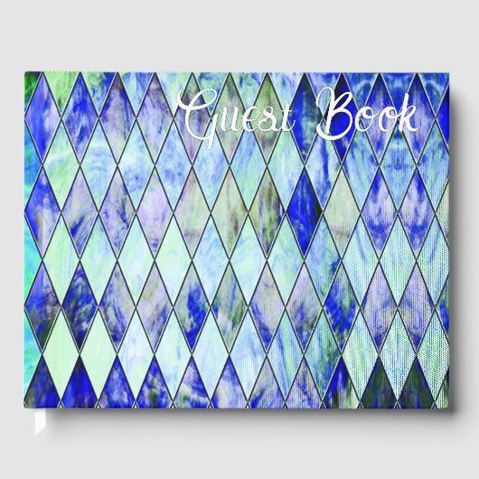 Green & Blue Gästebuch (Vorderseite)