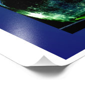 Green & Blue Glass Fotodruck (Ecke)