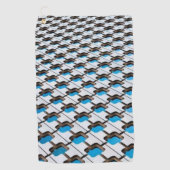 Green Blue Golf Handtuch #1 Vater (Vorderseite)