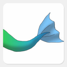 Green/Blue Gradient Mermaid Schwanz