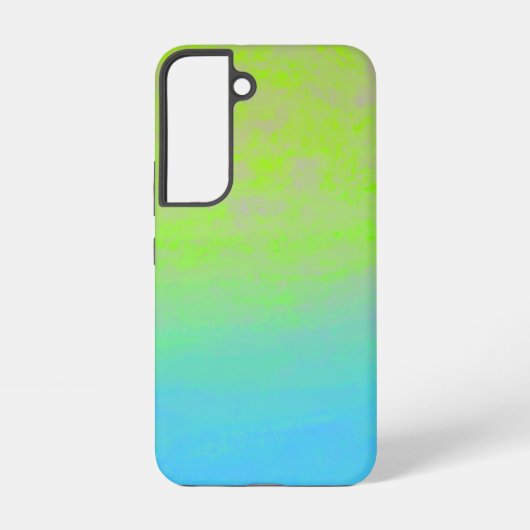 Green Blue Gradient Minimal Samsung Galaxy Hülle (Rückseite)