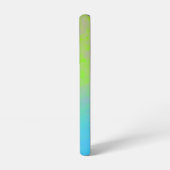 Green Blue Gradient Minimal Samsung Galaxy Hülle (Linke Seite)