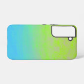 Green Blue Gradient Minimal Samsung Galaxy Hülle (Rückseite (Horizontal))
