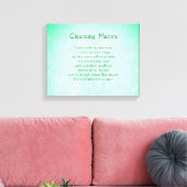 Green Blue Inspiration Energy Cleansing Leinwand (Insitu (Wohnzimmer))