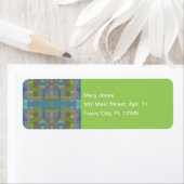 Green Blue Lila Geometric (Insitu)