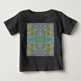 Green Blue Lila Geometric Baby T-shirt