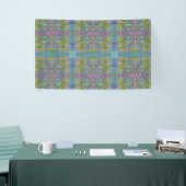 Green Blue Lila Geometric Banner (Messeveranstaltung)