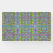 Green Blue Lila Geometric Banner (Horizontal)