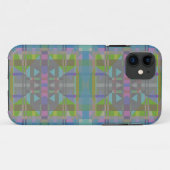 Green Blue Lila Geometric Case-Mate iPhone Hülle (Rückseite (Horizontal))