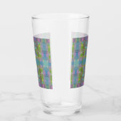 Green Blue Lila Geometric Glas (Rechts)