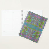 Green Blue Lila Geometric Planer (Anzeige)