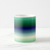 Green Blue Ombre Kaffeetasse (Mittel)