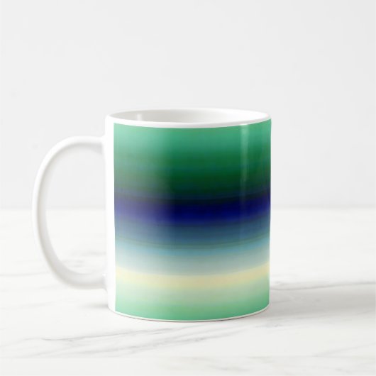 Green Blue Ombre Kaffeetasse (Links)