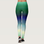 Green Blue Ombre Leggings (Rückseite)