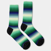 Green Blue Ombre Socken (Rechts)