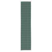 Green Blue Orange Plaid Tartan Table Runner Kurzer Tischläufer (Vorderseite)
