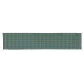 Green Blue Orange Plaid Tartan Table Runner Kurzer Tischläufer (Horizontal)